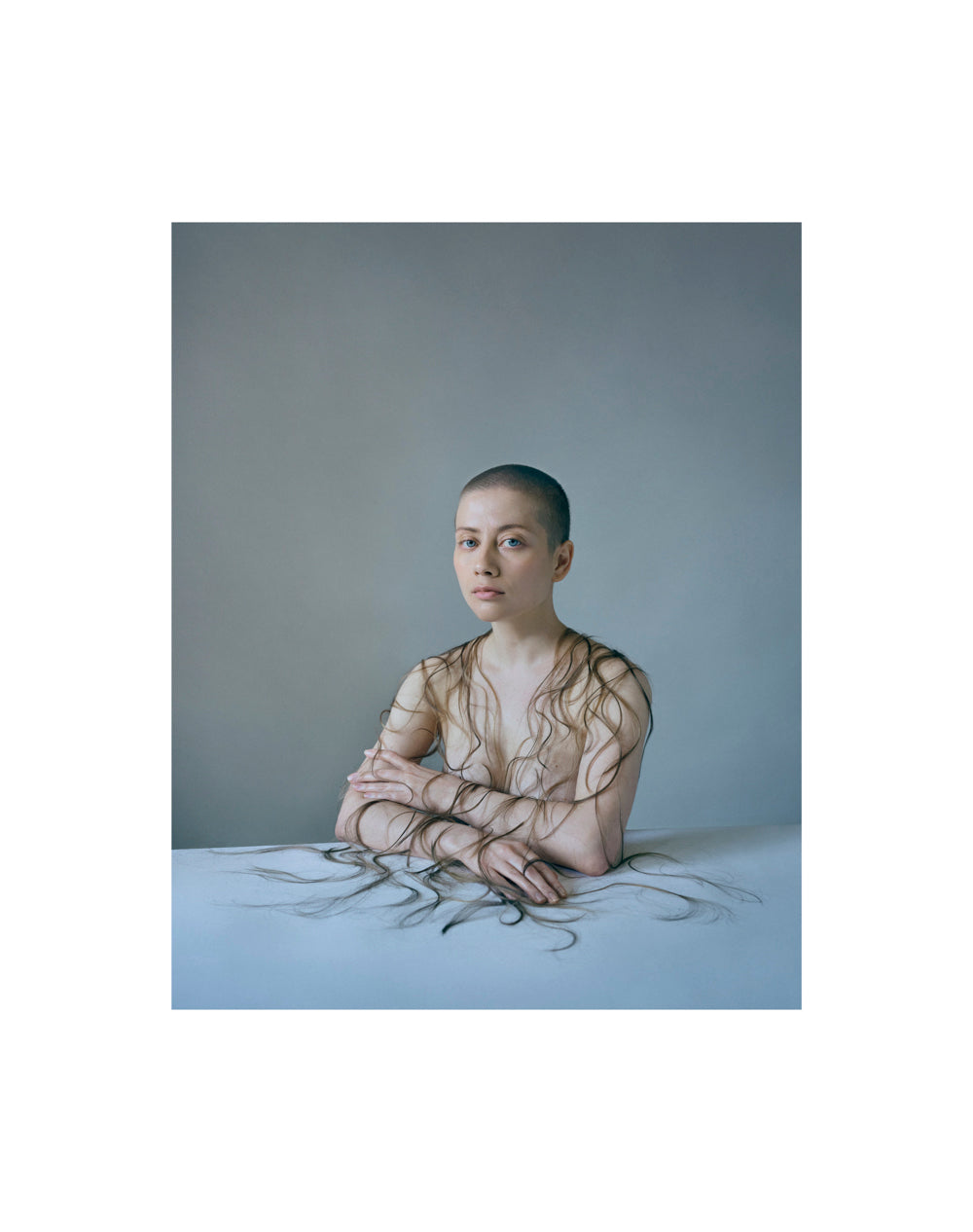 Self-Portrait with Shaved Head